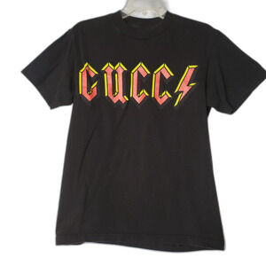 SECRET CLUB CUCCI Black T Shirt Size Medium